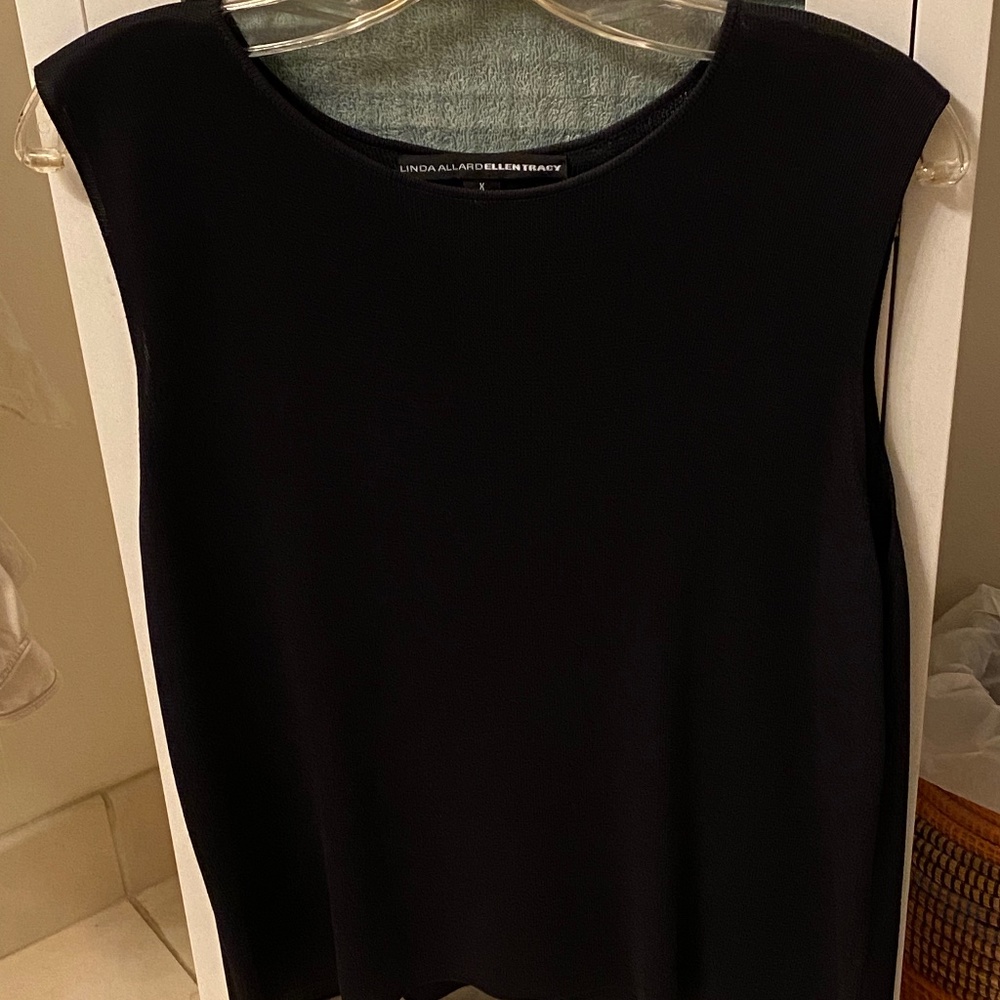 Ellen Tracy / Linda Allard Sleeveless  Sweater  Size XL